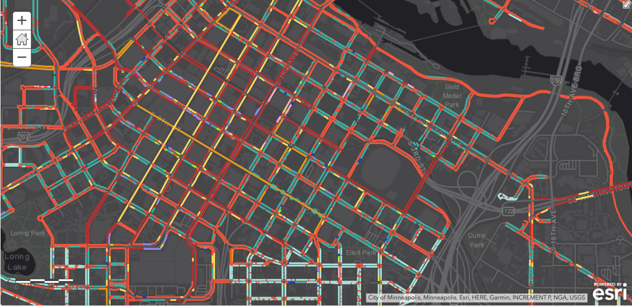 Digital mapping of the curb