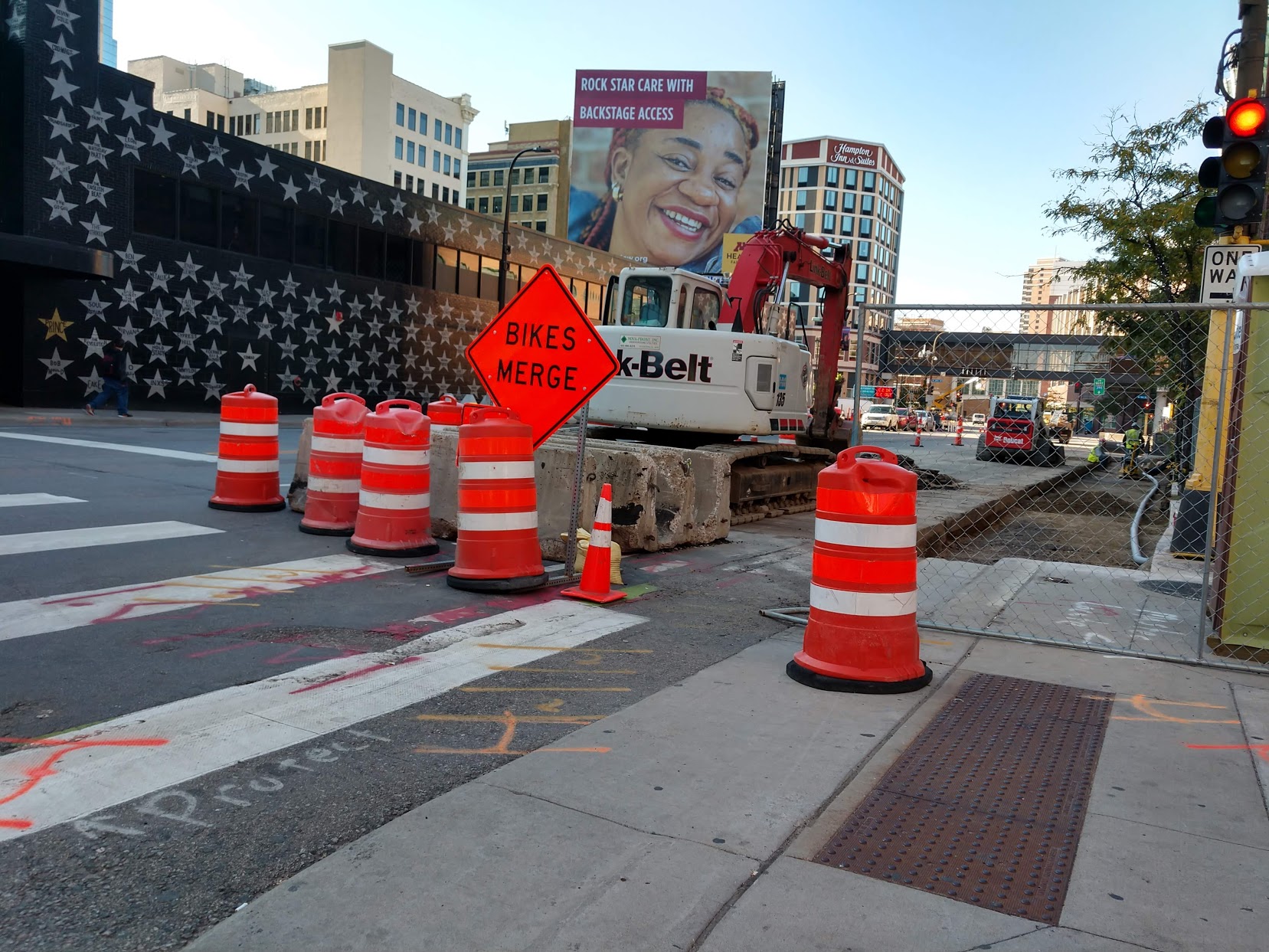 Detour difficulty for bike lanes