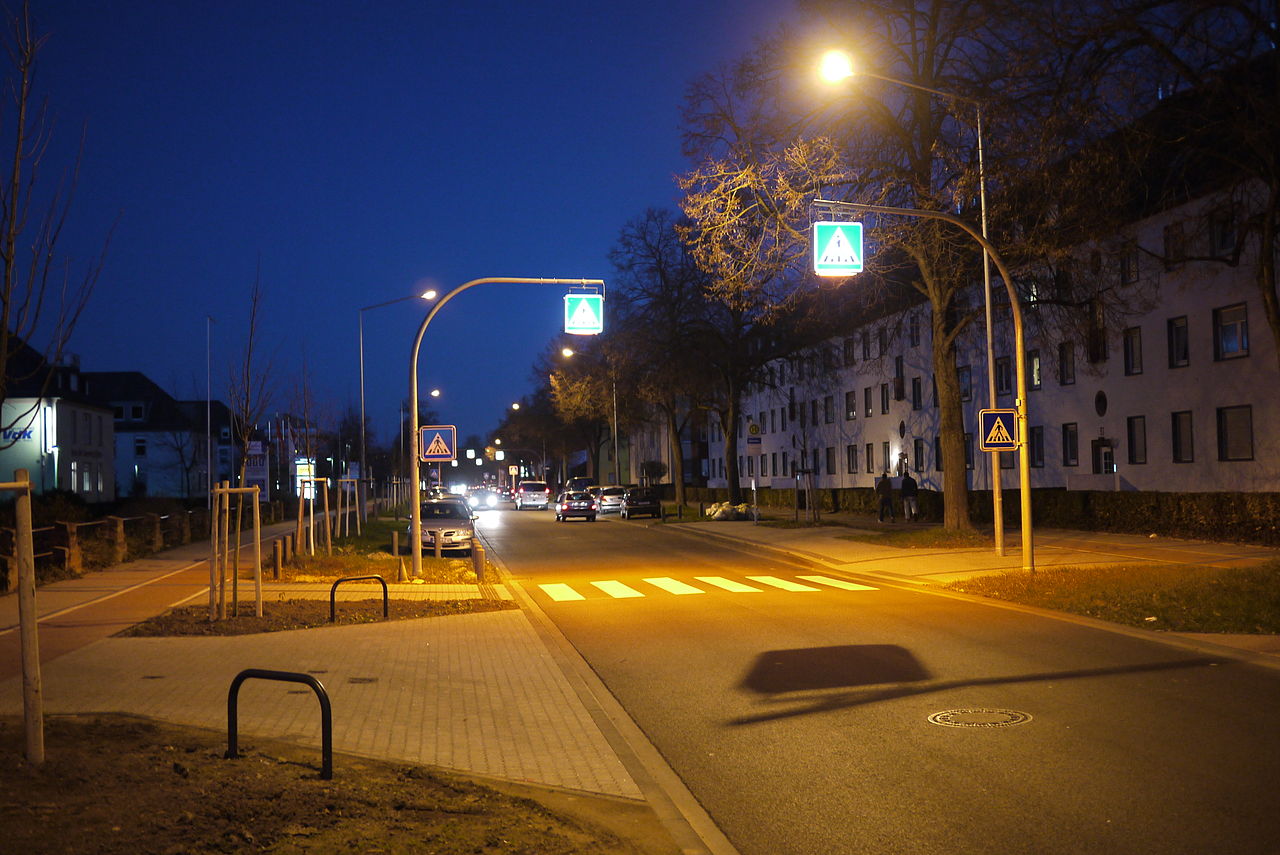 LED light up crosswalk (photo by Detas Group)