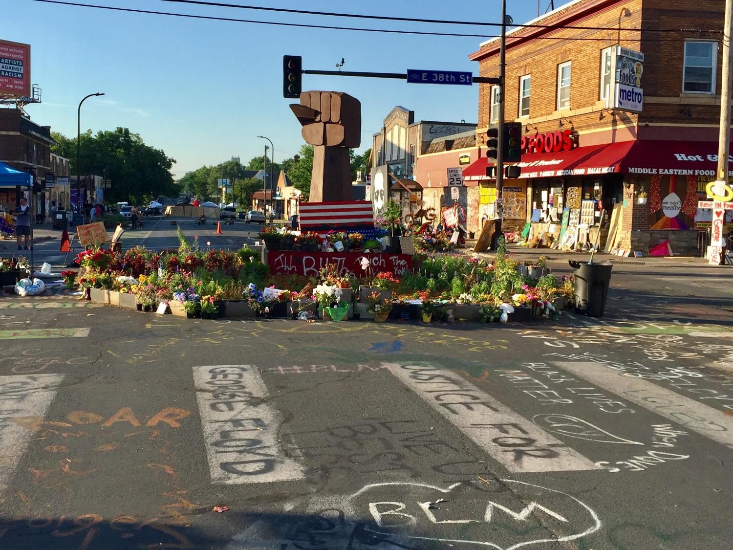 Image of George Floyd memorial