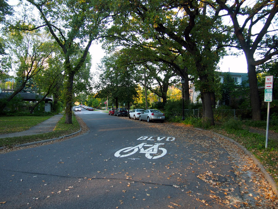 Bicycle boulevard