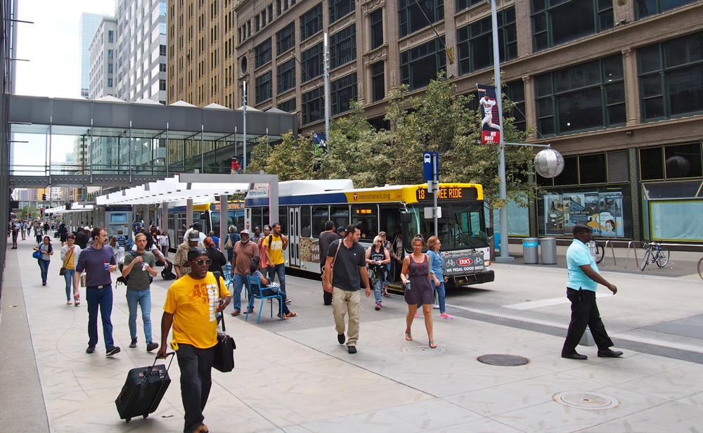 people walking